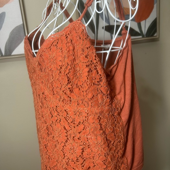 Maurices Rust Colored Lace Camisole - Picture 7 of 8